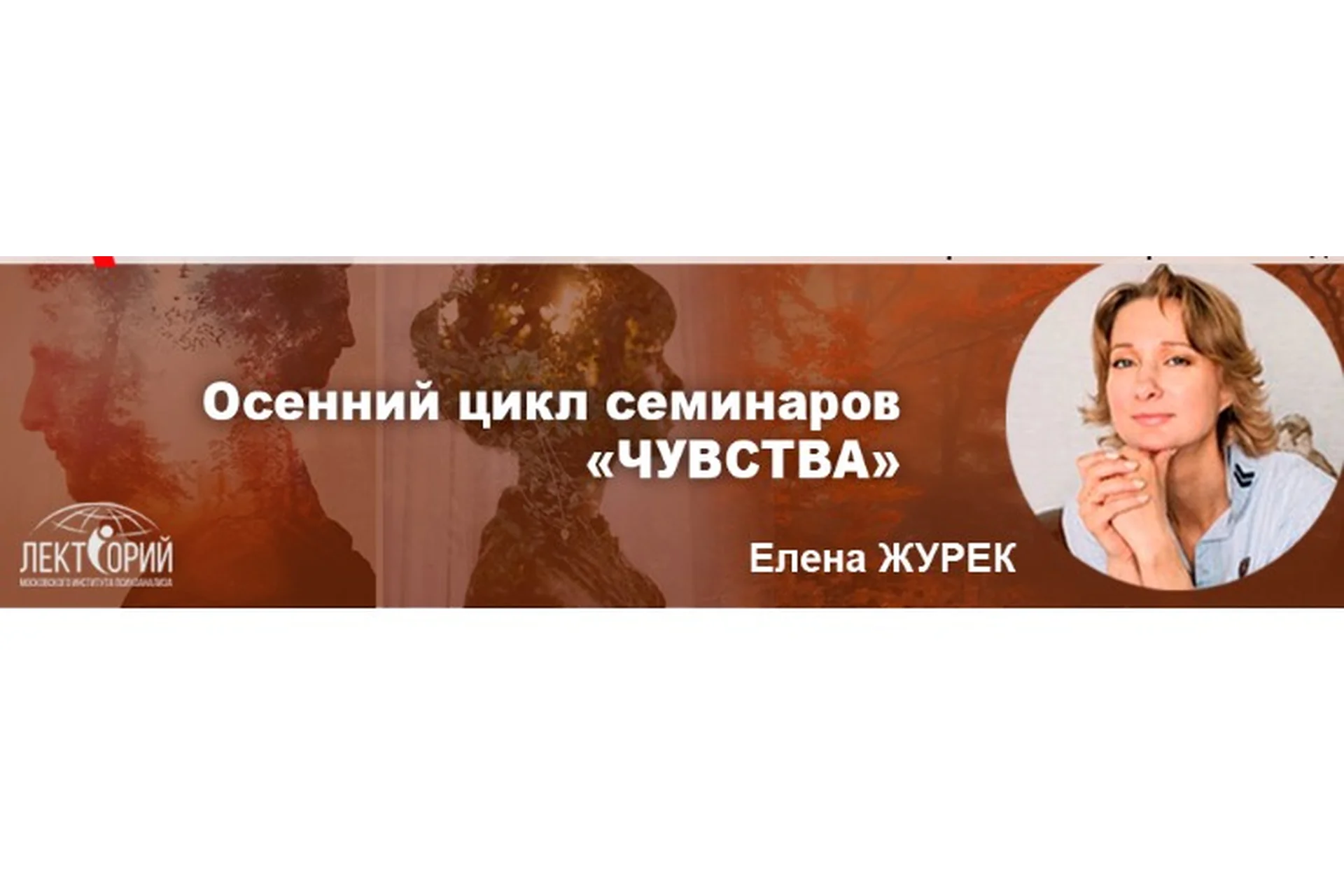 [Московский институт психоанализа] Каналы восприятия (Елена Журек), фото 1 из 1.