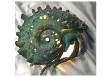 Лампа Морской отшельник + мини мк лампа Деревенский шик (Светлана Фомина)