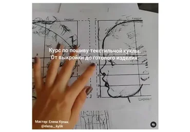 Текстильная кукла (Елена Кулик)