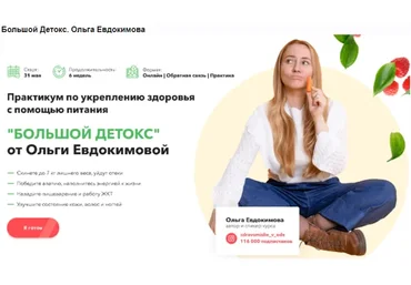 Большой Детокс (Ольга Евдокимова)