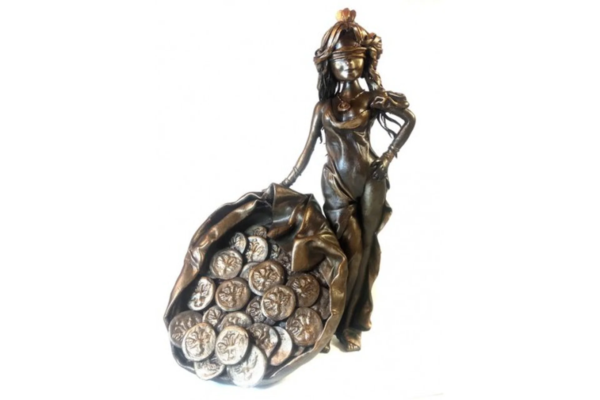 Фортуна. Богиня Удачи. Скульптура из фома (Татьяна Шмелева), фото 1 из 1.