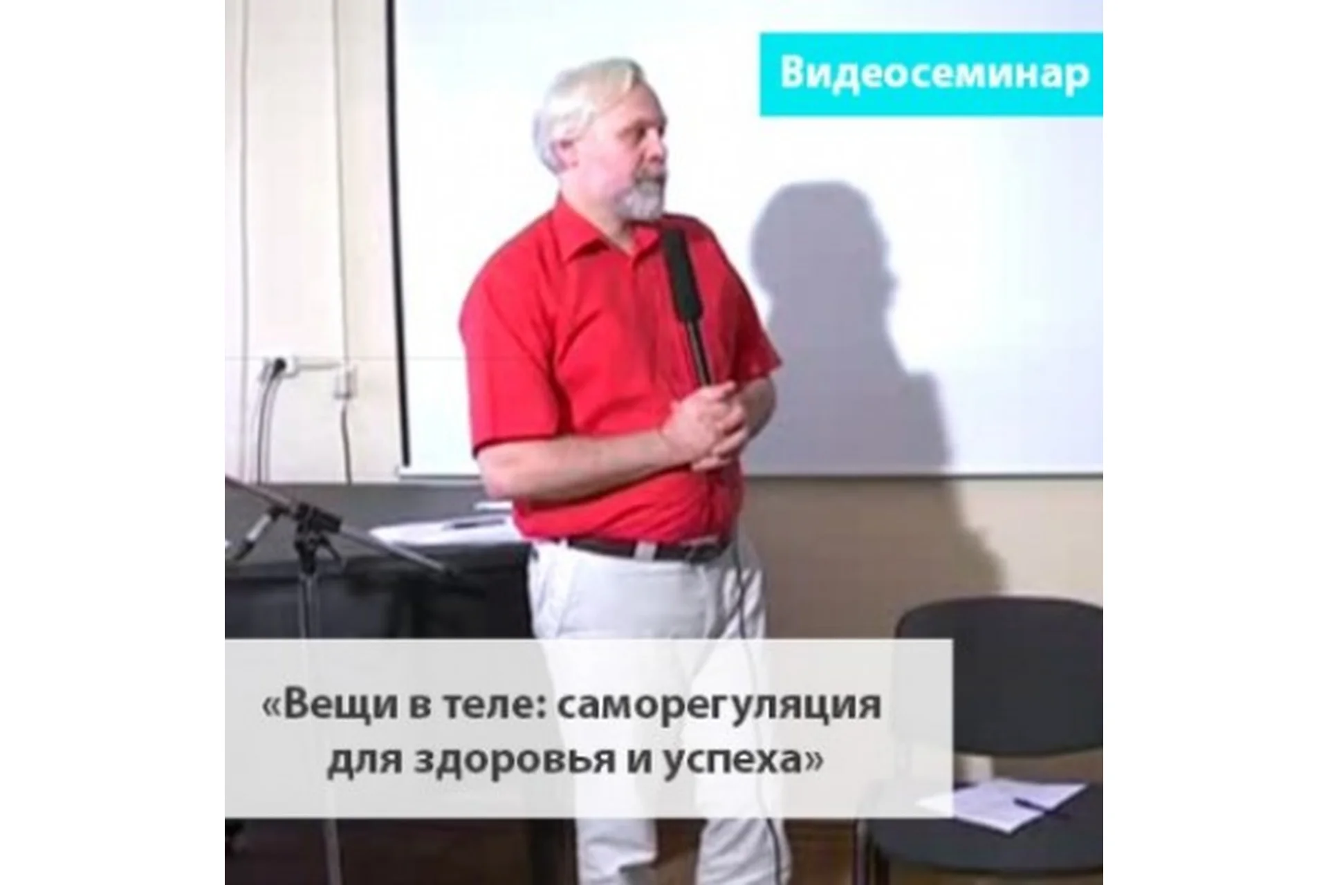 Вещи в теле: саморегуляция для здоровья и успеха. Семинар №1, базовый (Андрей Ермошин), фото 1 из 1.