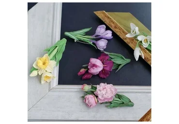 Цветочные броши (Елена Кишинская)