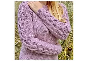 Джемпер «braidedheart» (rudenko.knits)