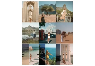 Очень красивые пресеты.  Greens and Blues Collection (Paris Verra)