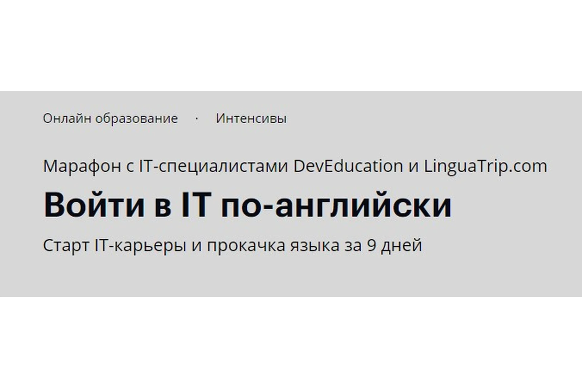 [Linguatrip] Войти в IT по-английски. Тариф Newbie (Дмитрий Кравчук, Александр Литвинов), фото 1 из 1.