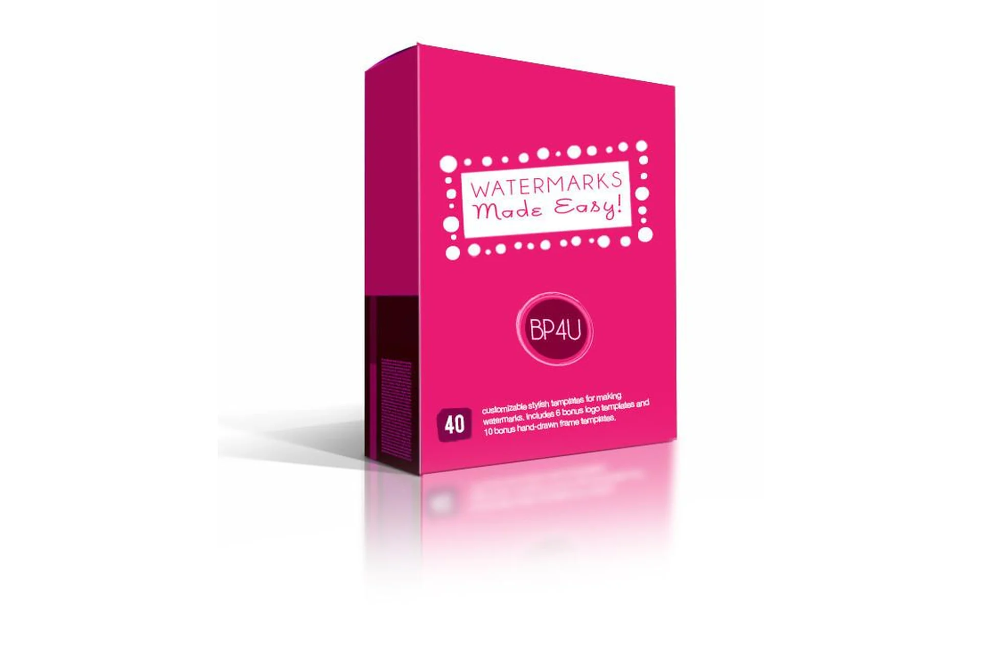 [BP4U] Шаблоны для Photoshop Watermarks Made Easy! Volume 1, фото 1 из 1.