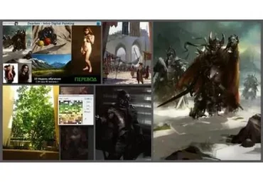 [Daarken] Intro Digital Painting. Week 1. Composition & Thumbnails