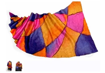 Шарф-косынка Коллаж (Ирина Панова)