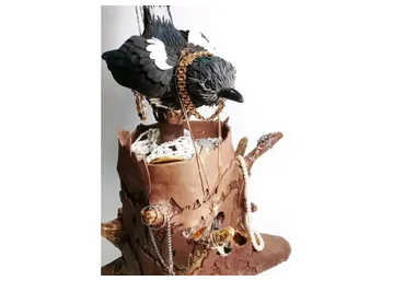 Сорока. Подставка для украшений (Татьяна Шмелева)