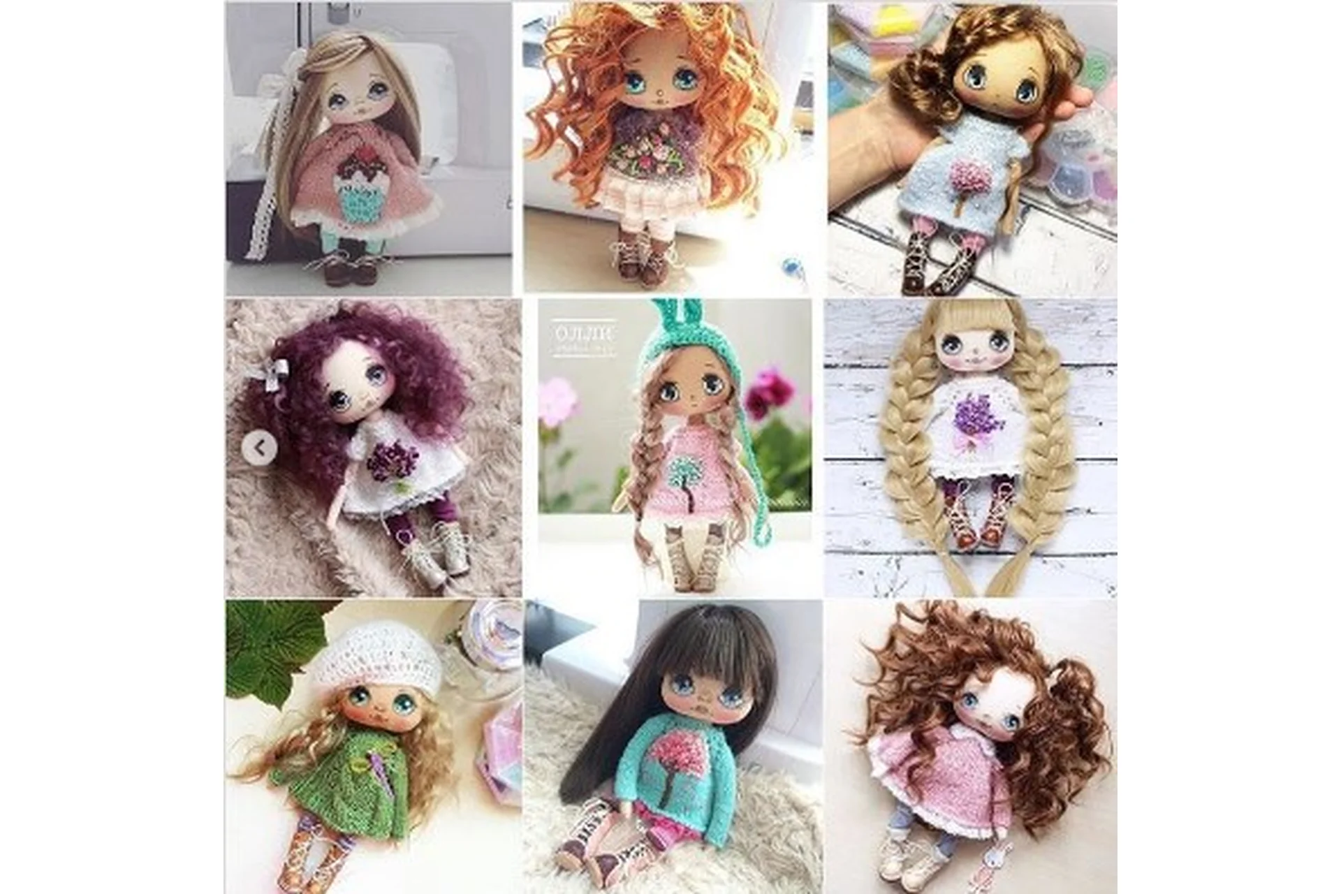 [kukla_olly] Текстильная куколка-красотка, фото 1 из 1.