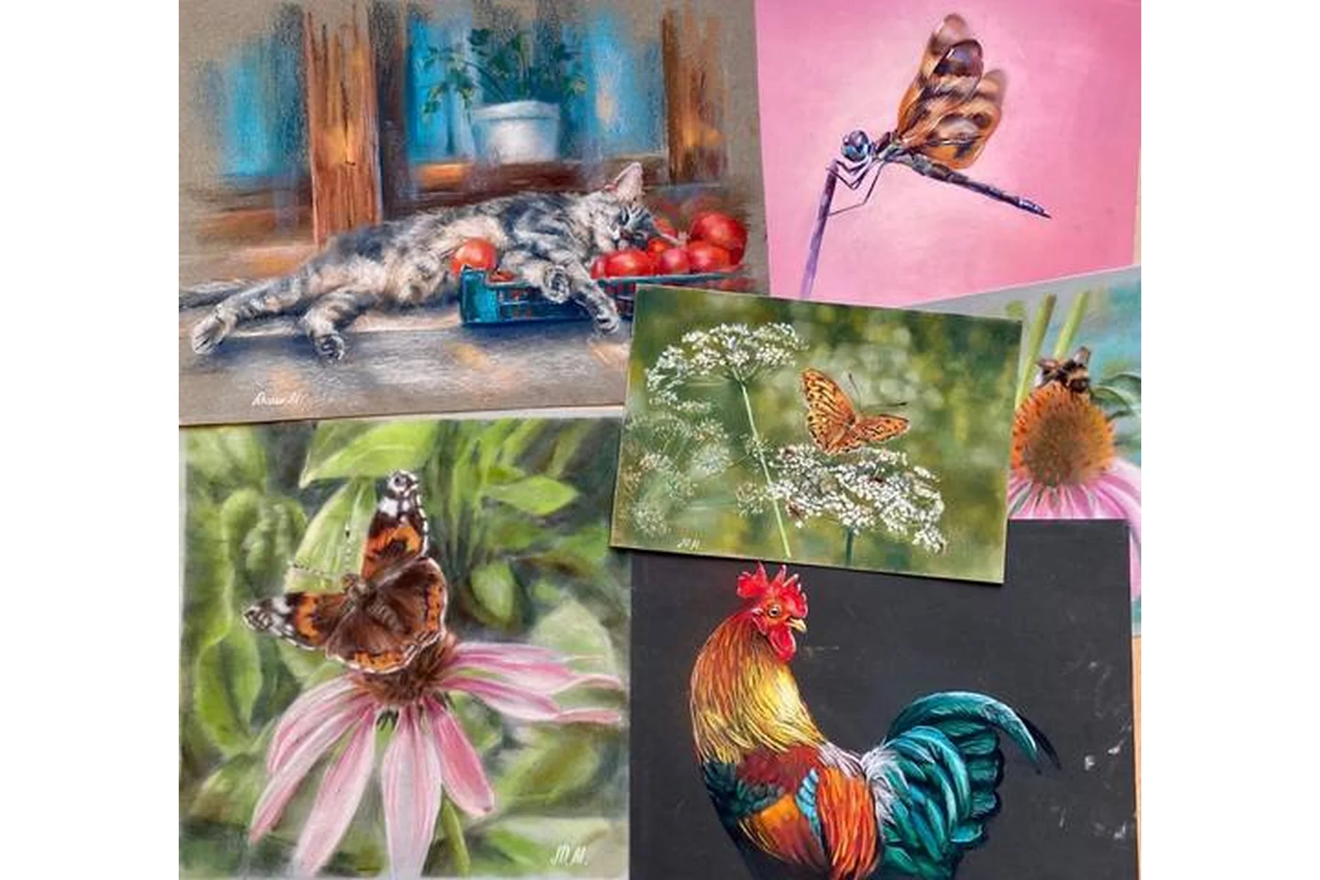 [Живопись онлайн] Лето в деревне. Полный пакет (Марина Юкиш), фото 1 из 1.