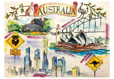 Архитектурные зарисовки. Страны Мира (Кира Бондарева)