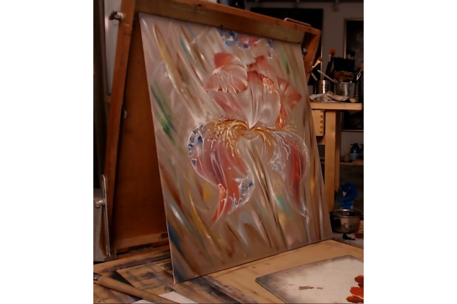 Ирис в технике «сияние» (Александр Маранов), фото 1 из 1.