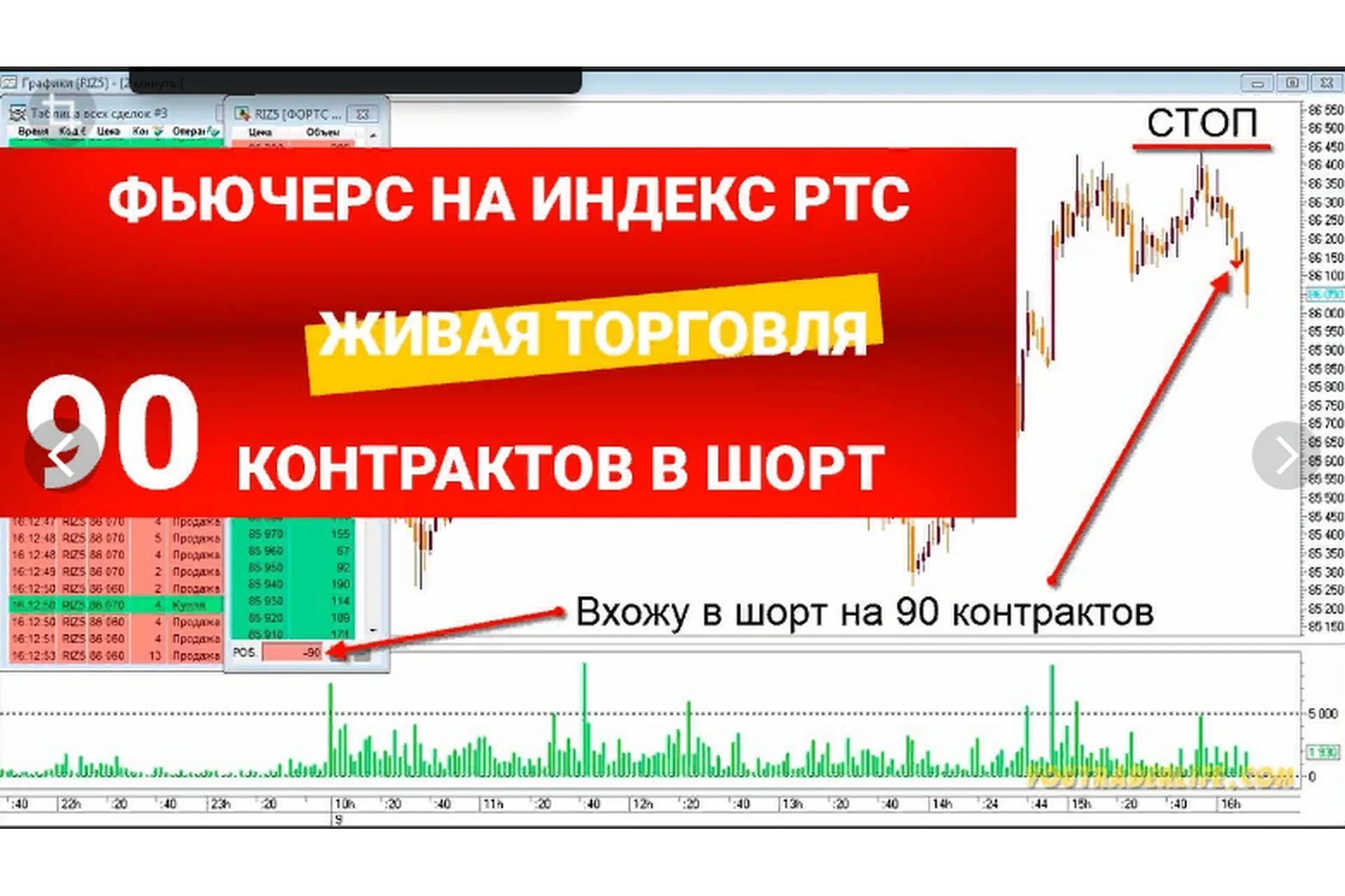 Торговля фьючерсом на индекс РТС (Стас Шмелев-Агинский), фото 1 из 1.