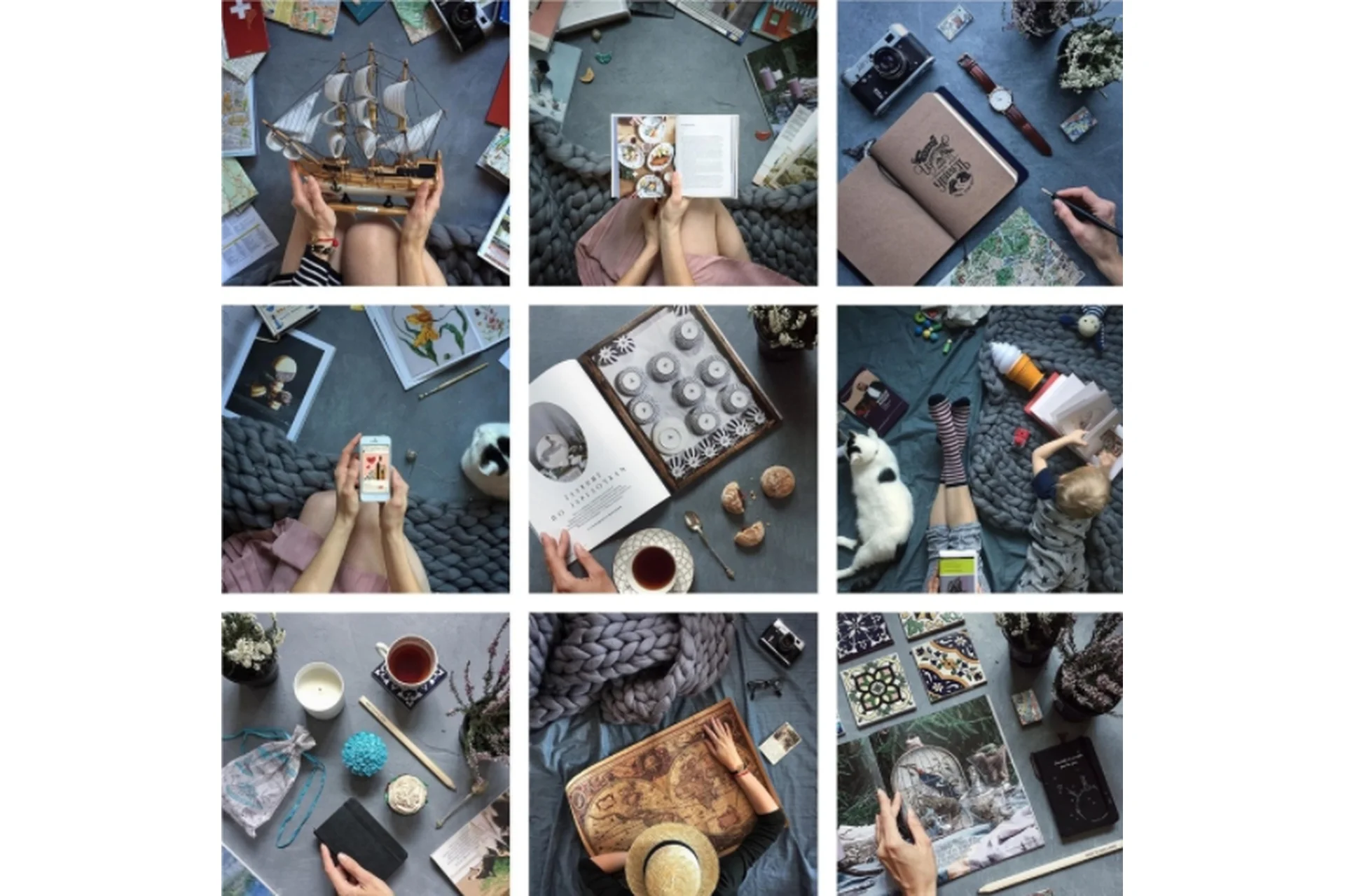 Ожившие раскладки Flat Lay (Натали Бродач), фото 1 из 1.