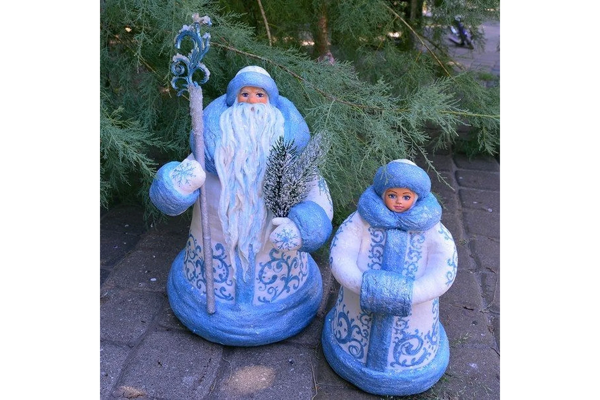 Дед Мороз и Снегурочка. Морозные узоры (Елена Васько), фото 1 из 1.