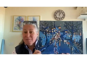 [Udemy] Осеннее настроение акрил ч2. Экспрессивные и современные работы (Inna Pavlecka-Tumarkin)