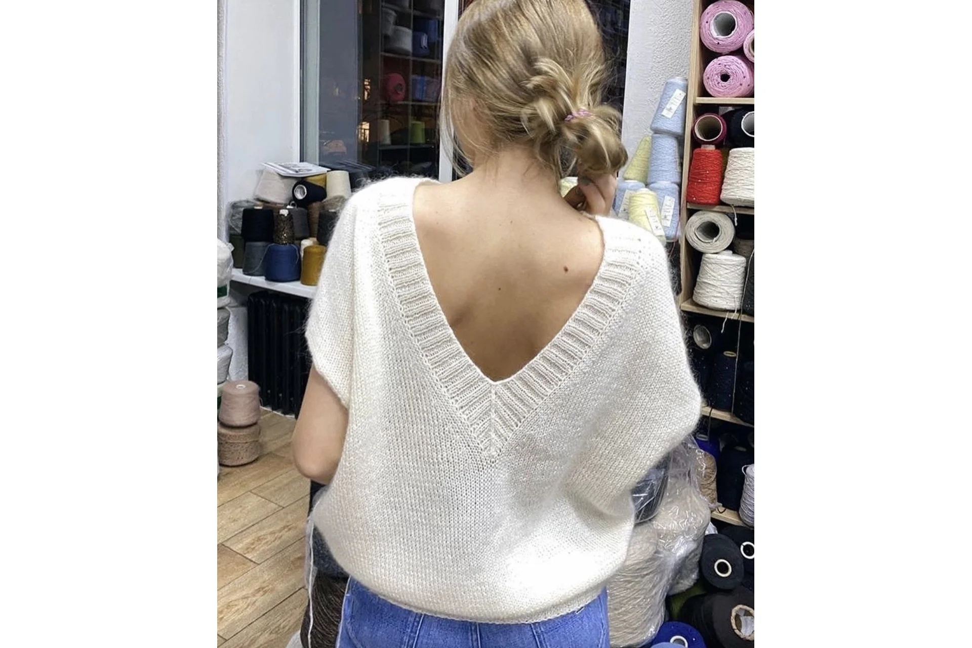 [ДомПряжи.рф] Джемпер-перевертыш Valera, фото 1 из 1.