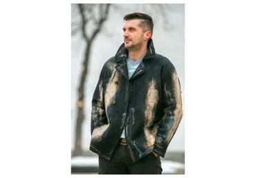 Мужская валяная куртка «Al mare nero» (Наталья Швец)