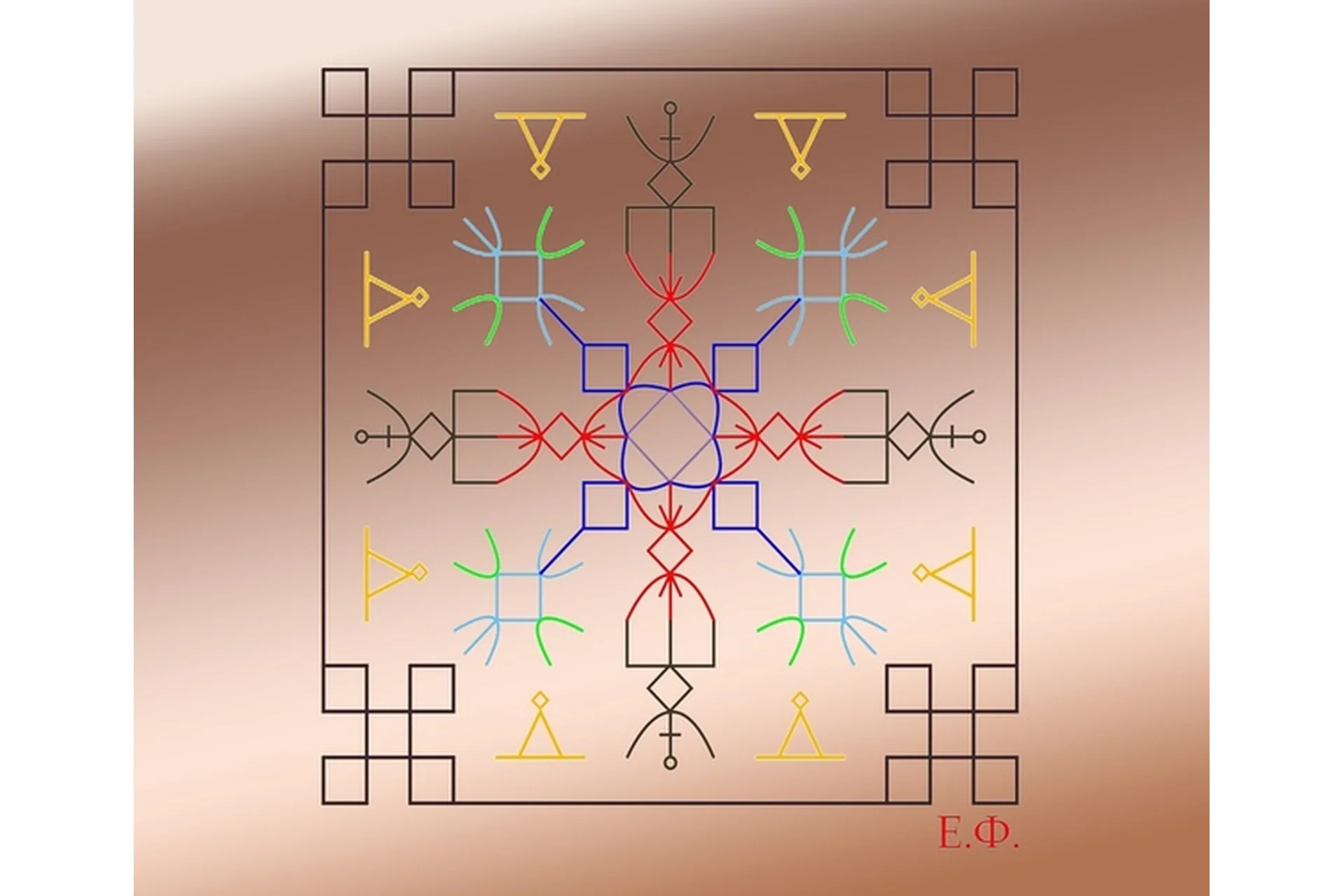 Создание ритуальной колоды с русскими рунами (Елена Филиппова), фото 1 из 1.