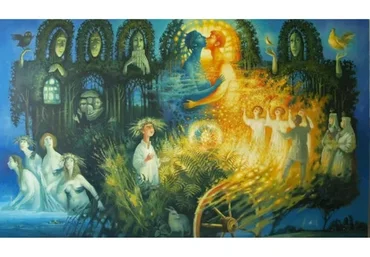 Волшебство и сила сакральных символов (Ведрусских рун) в Родовом Поместье (Милослав Русов)