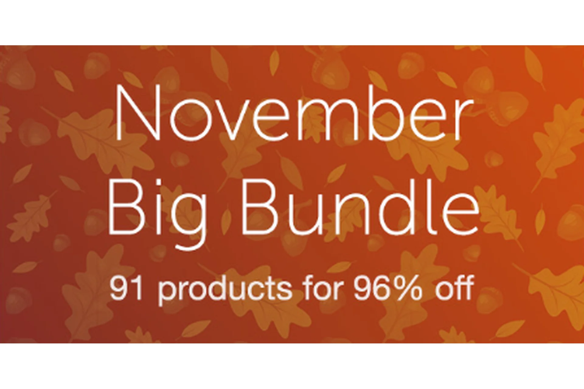 Ноябрьский комплект графики от CREATIVEMARKET, фото 1 из 1.