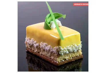 [Pastry School] Нарезное пирожное «Экзотик» (Елена Крохмаль)