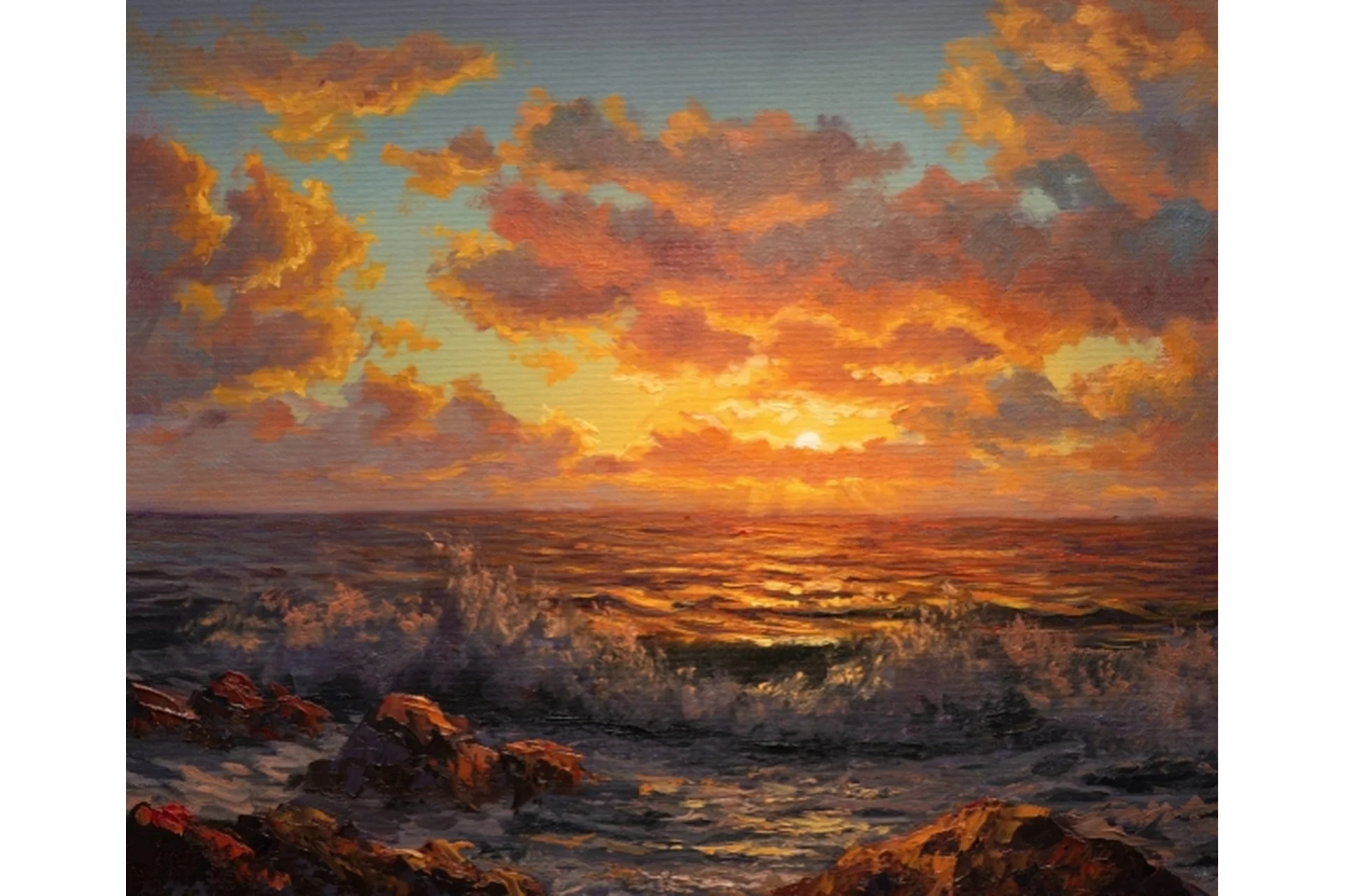 [Zartschool] Море на закате (Татьяна Зубова), фото 1 из 1.