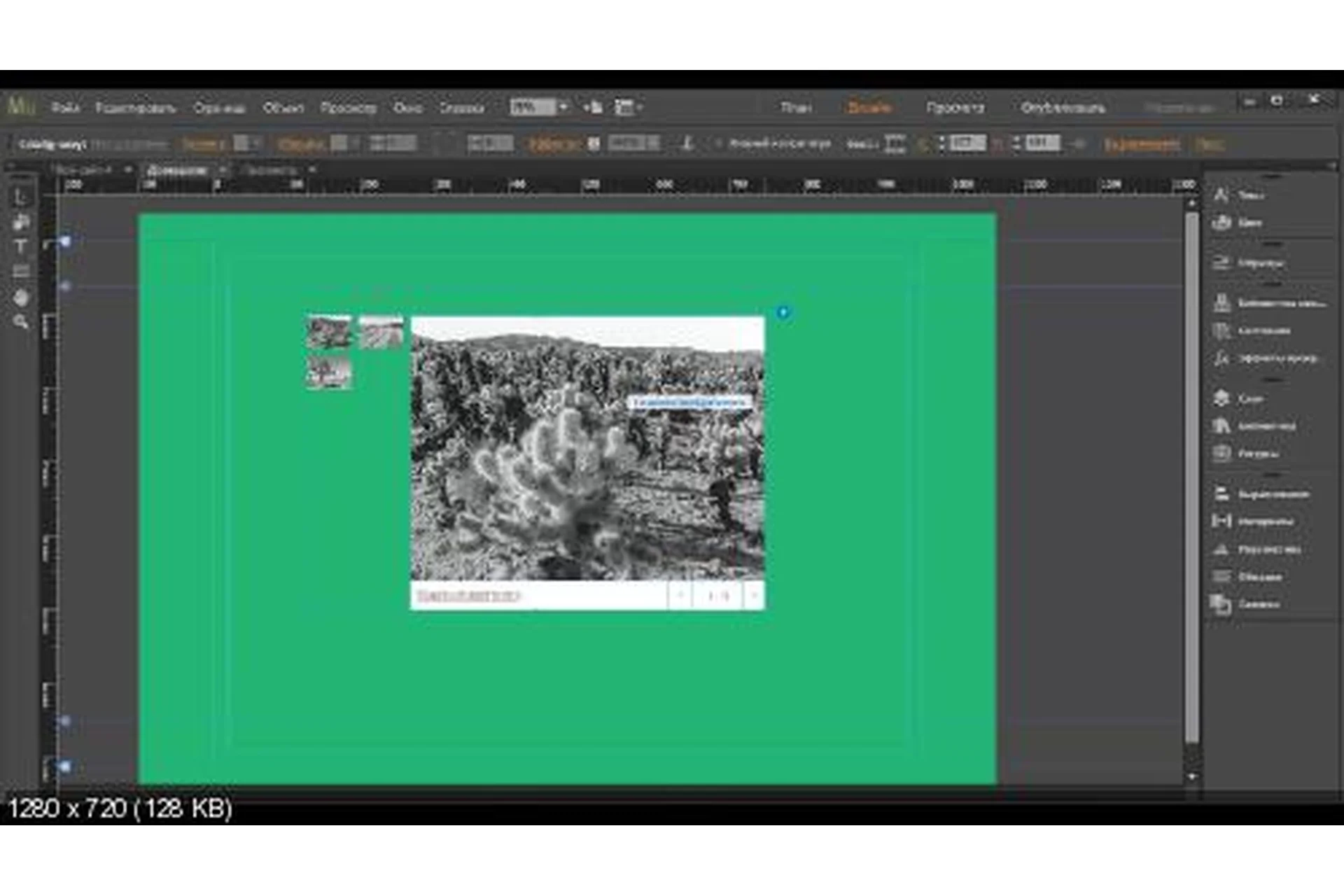 Создание сайтов в Adobe Muse (Ирина Чувашова), фото 1 из 1.