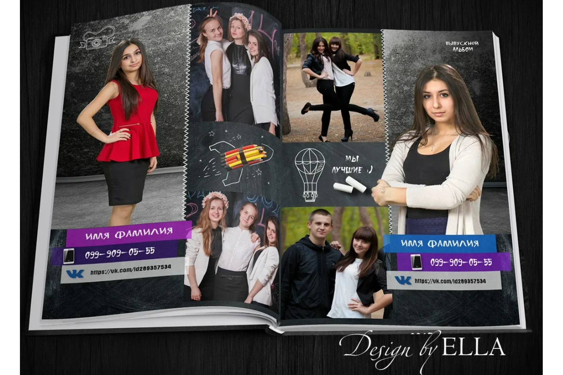 [designbyella] Выпускной альбом для старших классов GBS-92, фото 1 из 1.