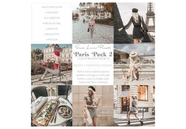 Гламурные Пресеты Paris Pack 2 (Sarah Loven)