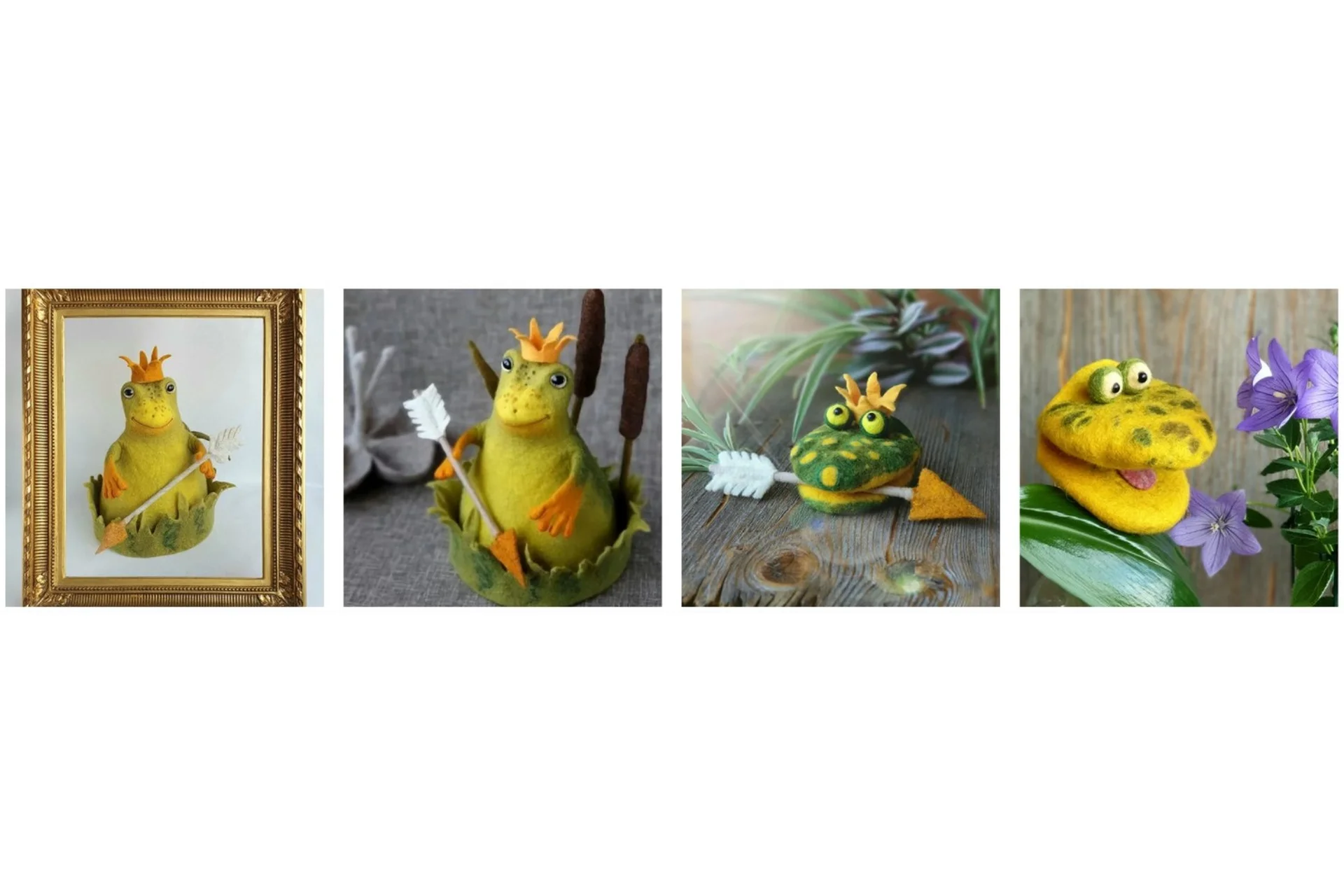 Банные шапки «Царевна-лягушка» (Ольга Демьянова), фото 1 из 1.