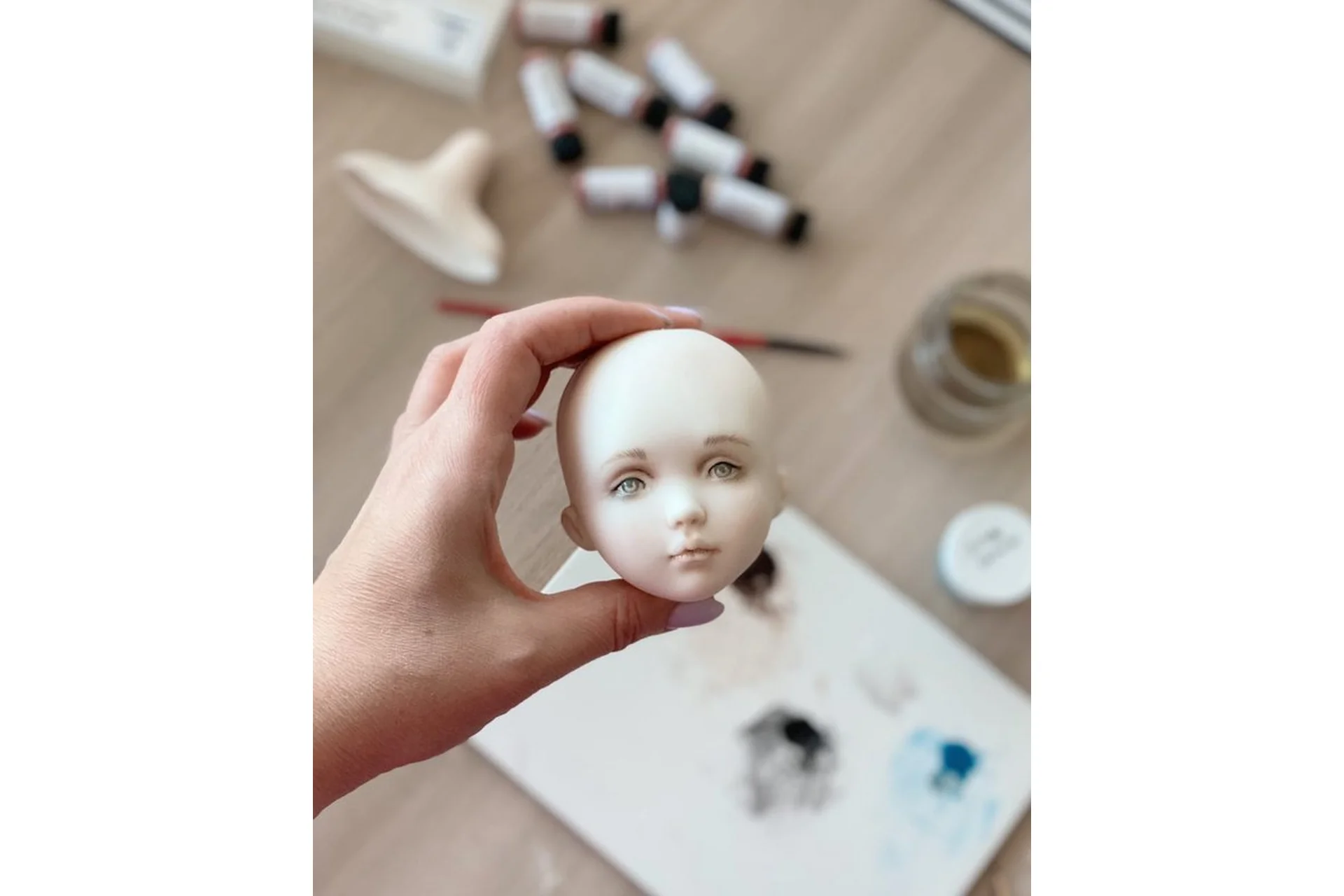 Создание личика Тедди-долл (Татьяна Симукова), фото 1 из 1.