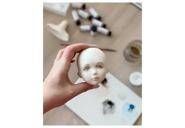 Создание личика Тедди-долл (Татьяна Симукова)