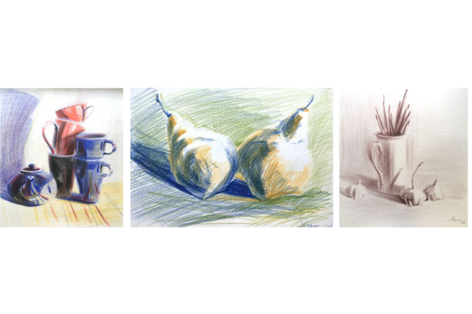 [Enterclass] Цветные карандаши. Начало. 6 уроков (Мария Хаэт), фото 1 из 1.