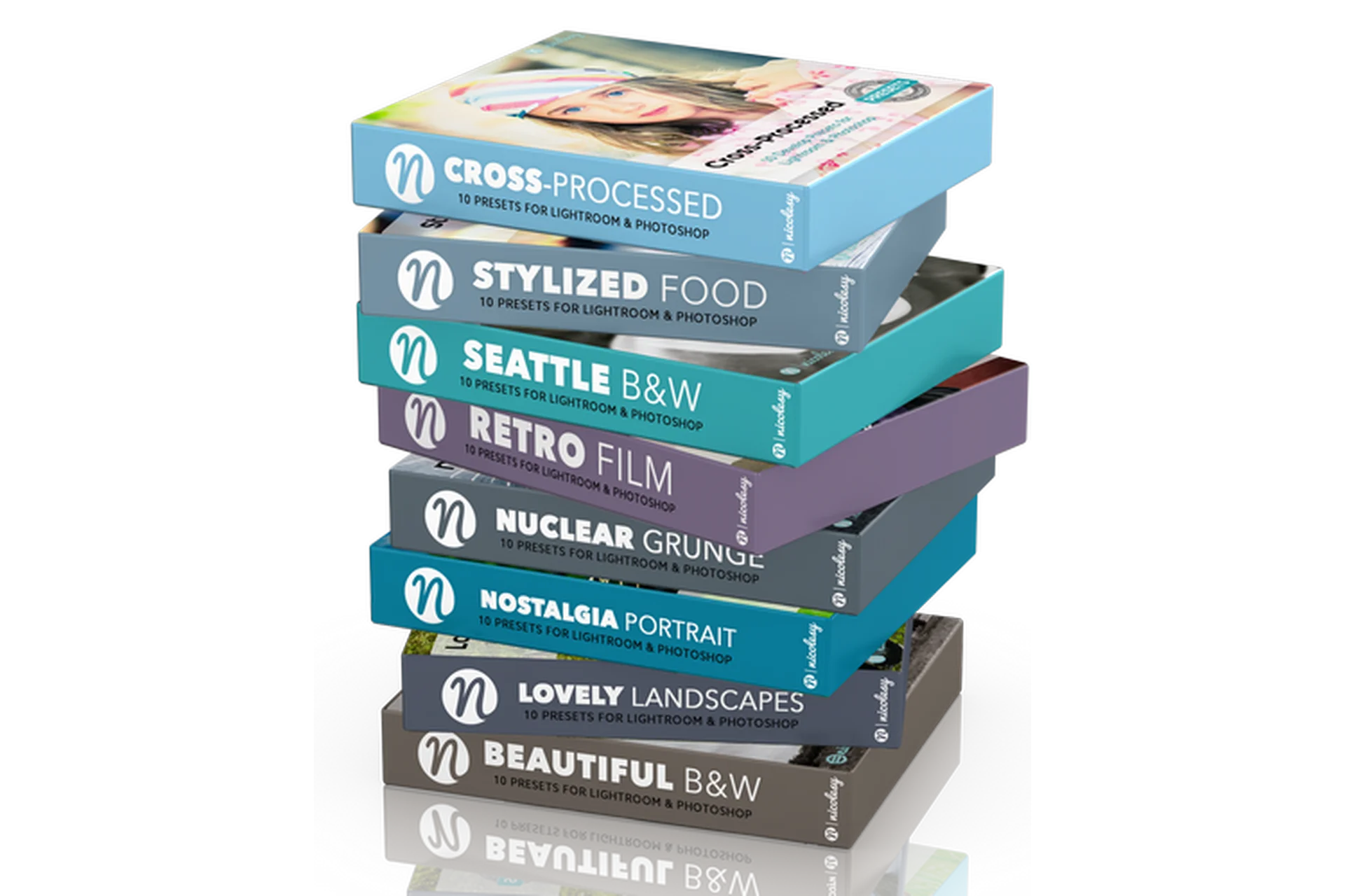 Коллекция пресетов Great Eight Bundle (Nicole S. Young), фото 1 из 1.