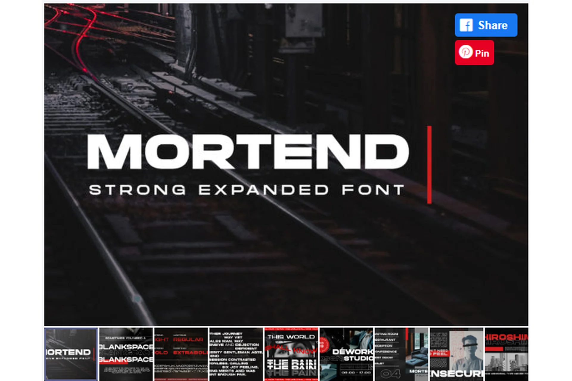 [Creativefabrica] Mortend Font (Arterfak Project), фото 1 из 1.