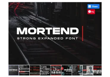 [Creativefabrica] Mortend Font (Arterfak Project)