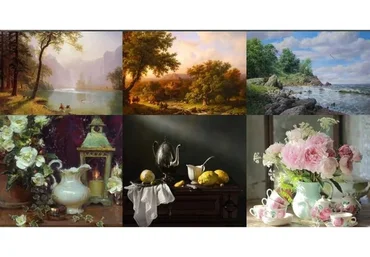 Натюрморты и пейзажи (Ольга Базанова)