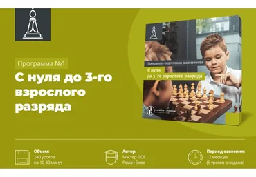 [Шахматы с Жориком] Программа подготовки шахматистов «С нуля до 3 взрослого разряда»
