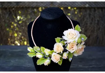 Колье с розами (rusalina_cernit)