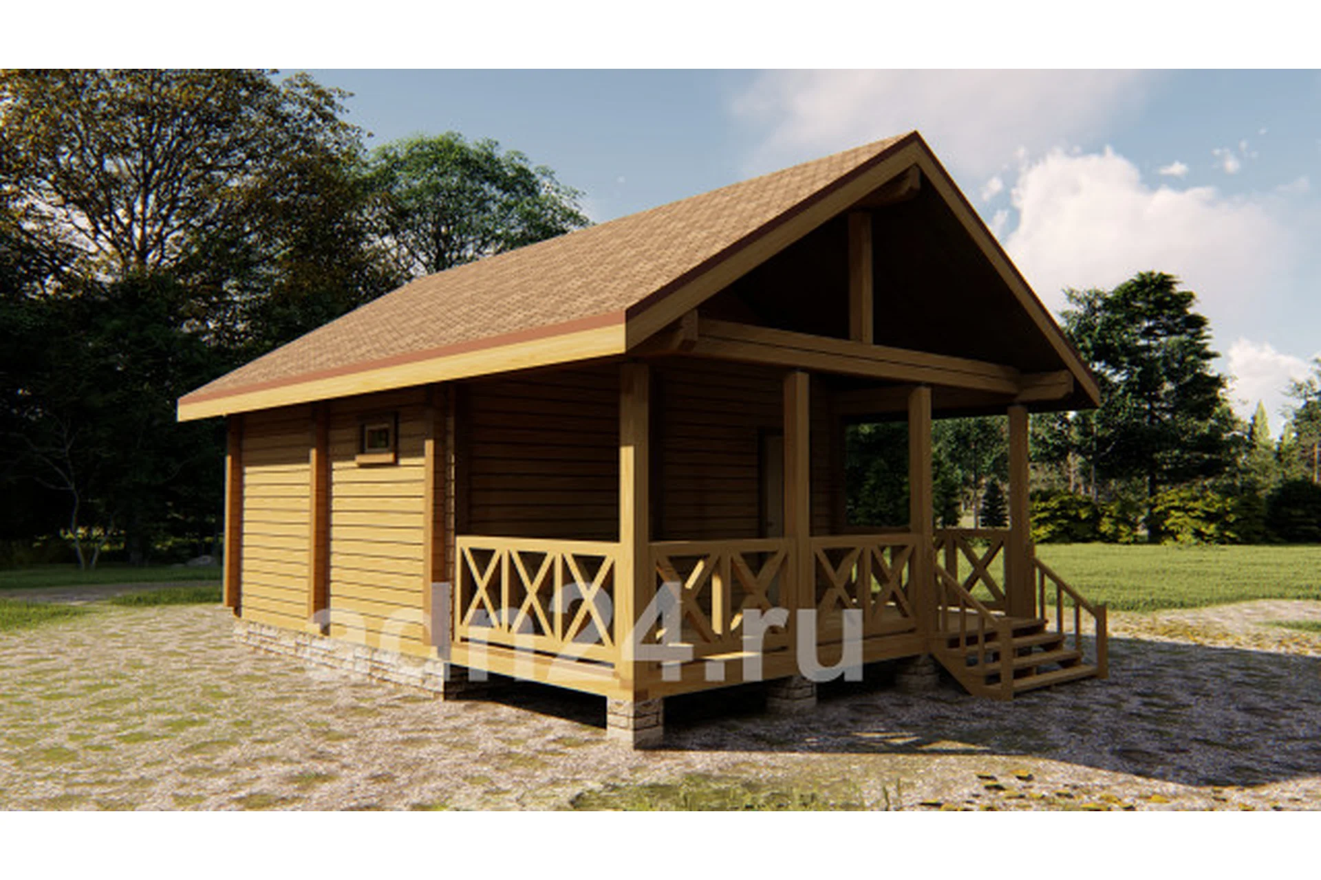 [Дома из дерева] Проект баня (Марина Липовка), фото 1 из 1.