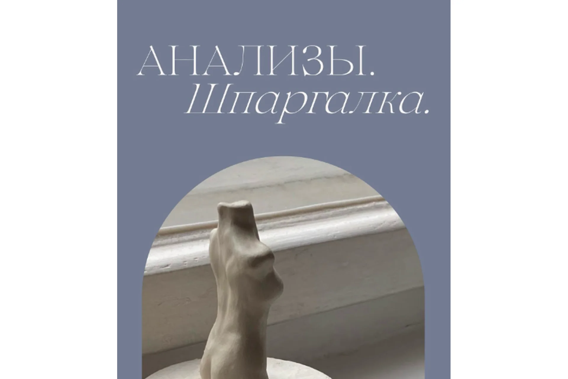 Анализы. Шпаргалка (Мария Серт), фото 1 из 1.