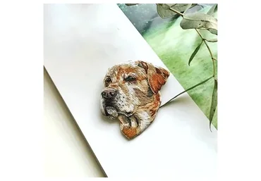 [Студия Твори] Брошь «Лабрадор». Тариф «Стандарт»