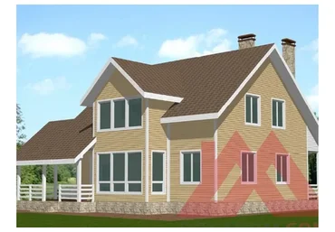 [KarkasDom] Проект каркасного дома Дубрава