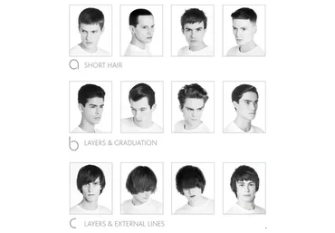 [Vidal Sassoon] Видео мужских стрижек ABC Mens Cutting the Sassoon way