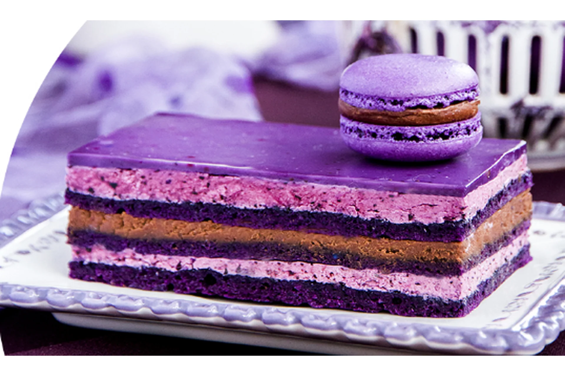 [Pastry is magic]  Торт «Чернично-лавандовая опера». Тариф «С поддержкой» (Нина Тарасова), фото 1 из 1.