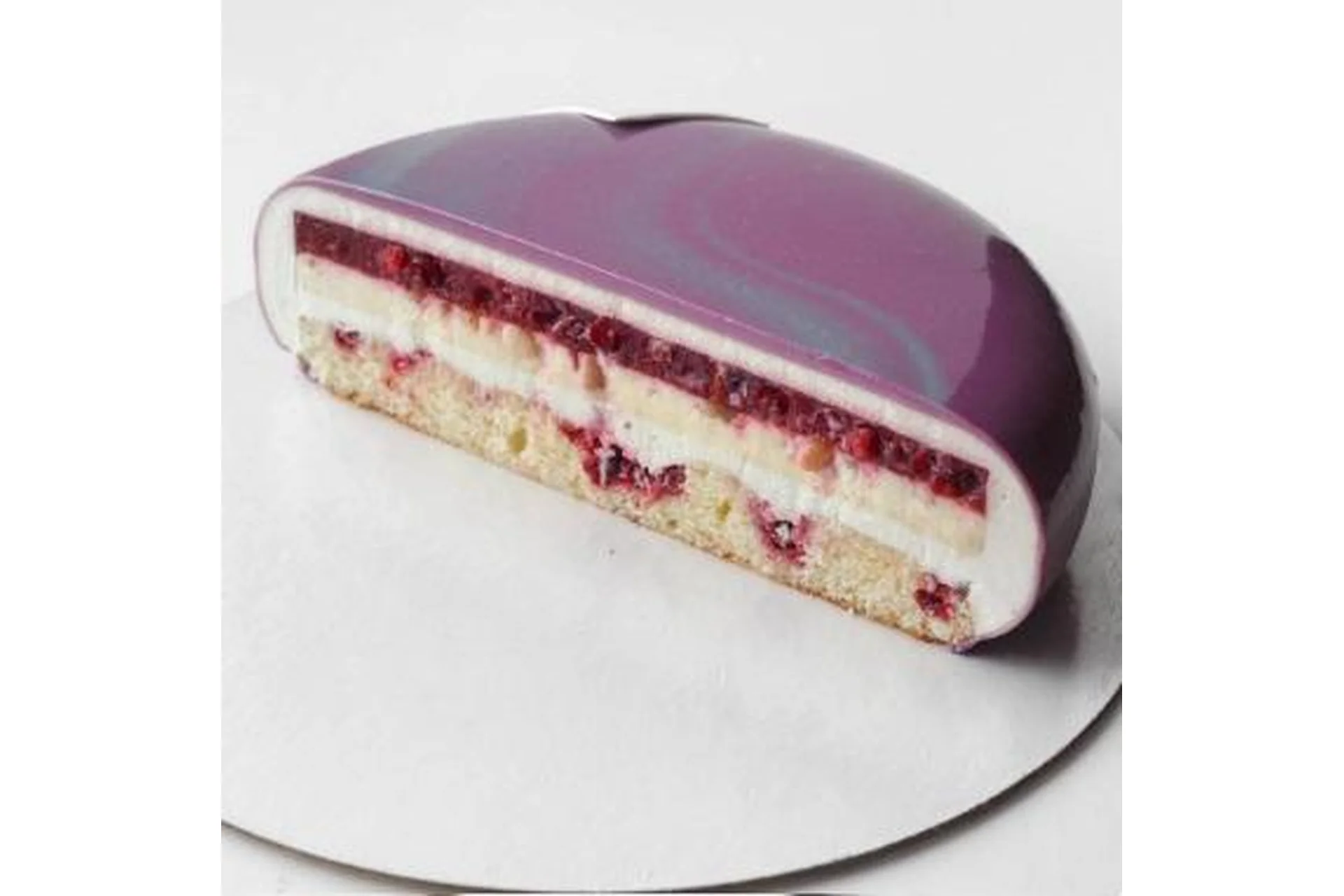 [smuglyanochka_] Муссовый торт «Брусника-можжевельник-кедровый орех». Техкарта, фото 1 из 1.