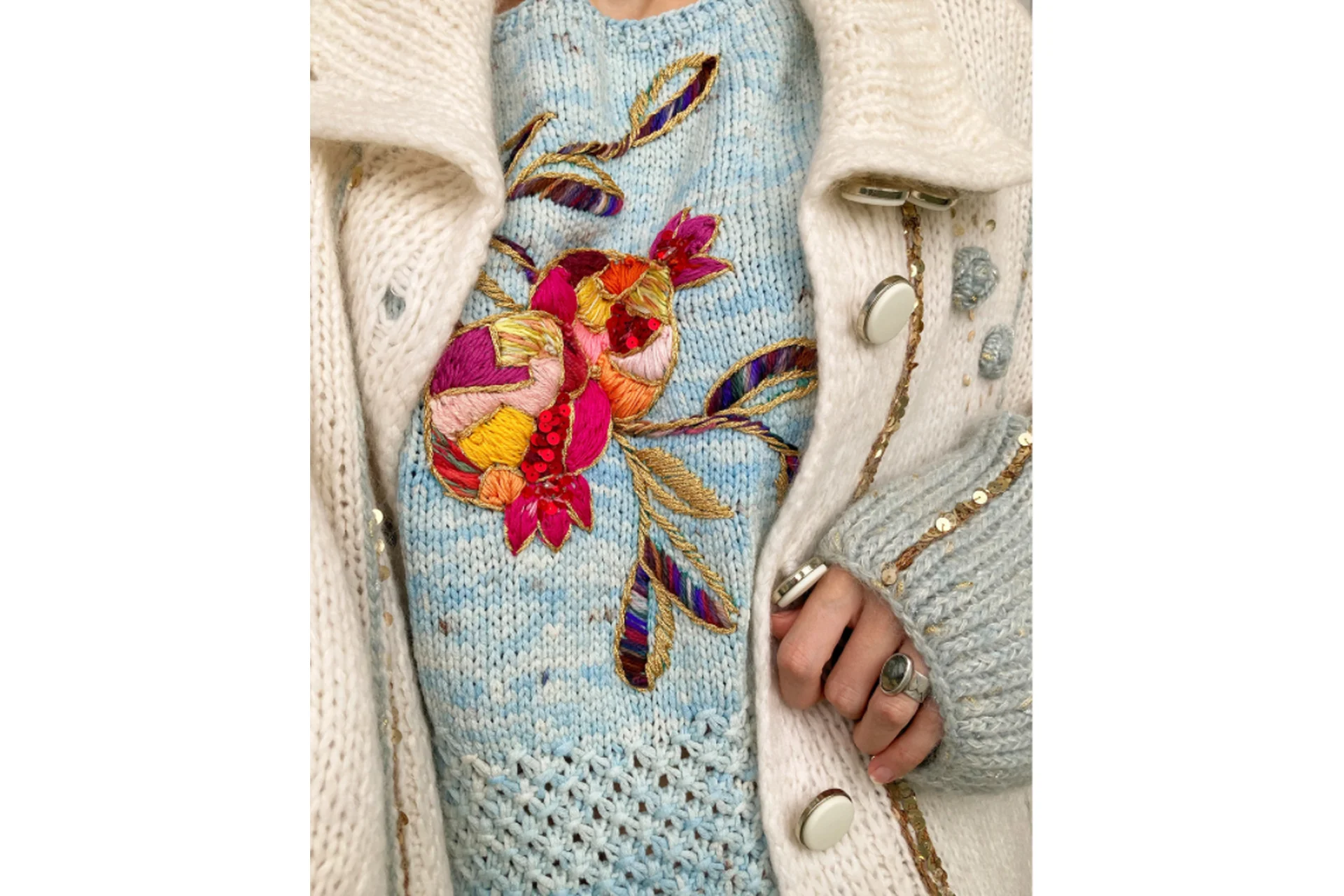 [С Морем Внутри] Азбука вышивки на вязаном полотне (Сабина Гюльмагомедовна), фото 1 из 1.